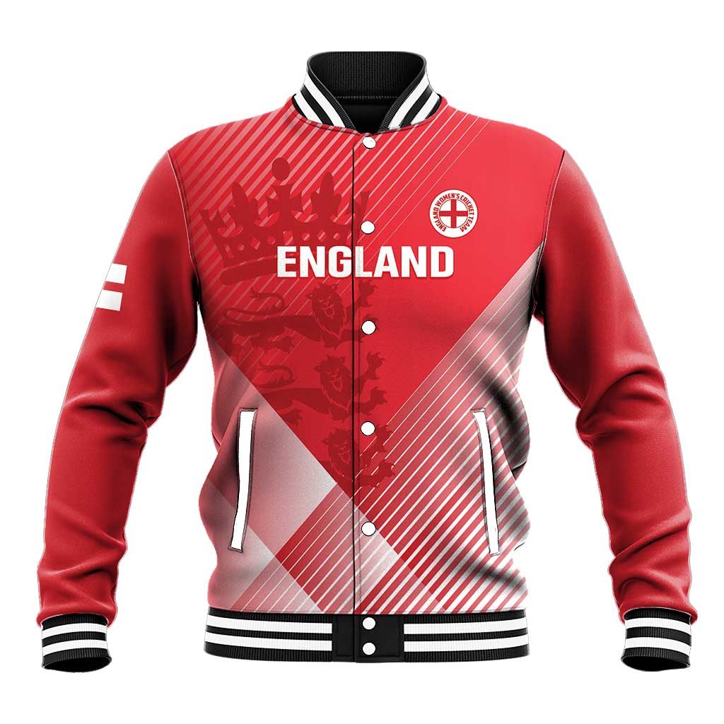 Custom England Cricket Baseball Jacket Go Champions Sporty Style