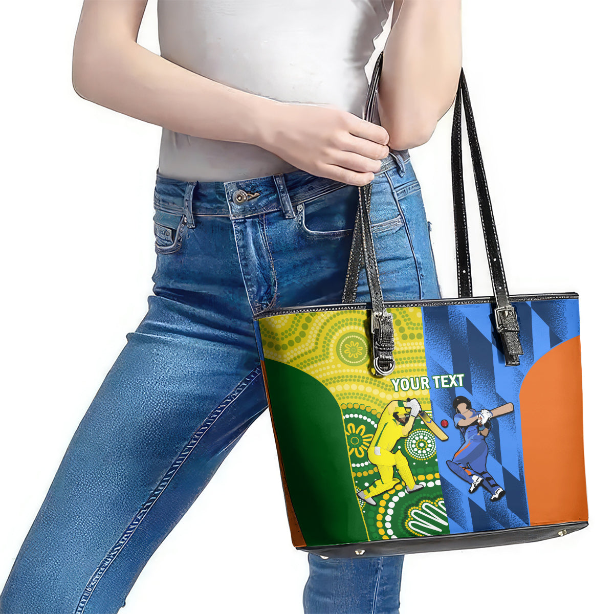 custom-australia-and-india-cricket-leather-tote-bag-2023-world-cup-final-together