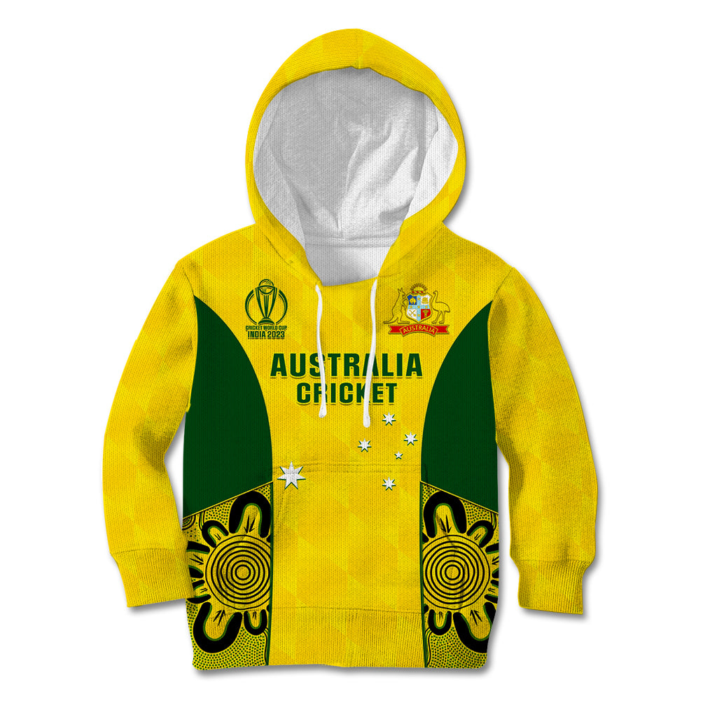 australia-cricket-kid-hoodie-world-cup-go-champions-2023-indigenous