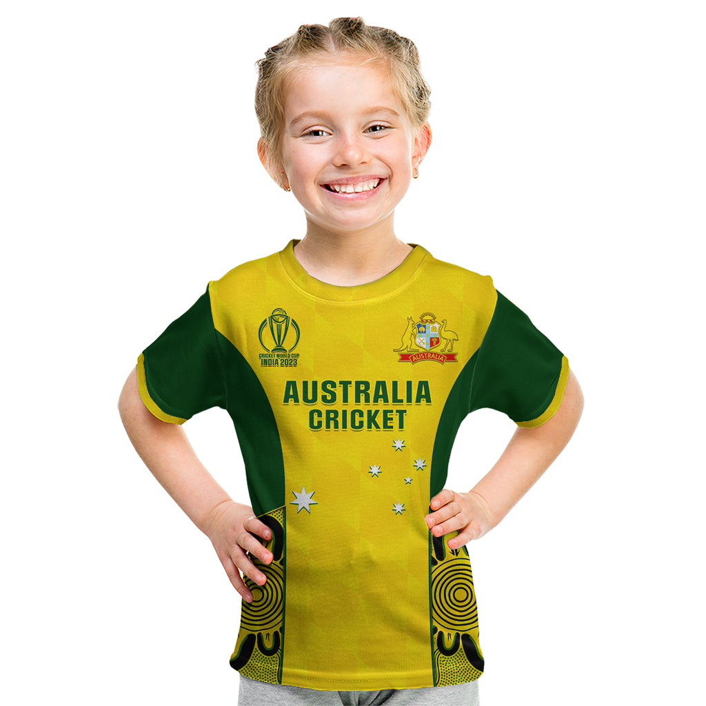 australia-cricket-kid-t-shirt-world-cup-go-champions-2023-indigenous