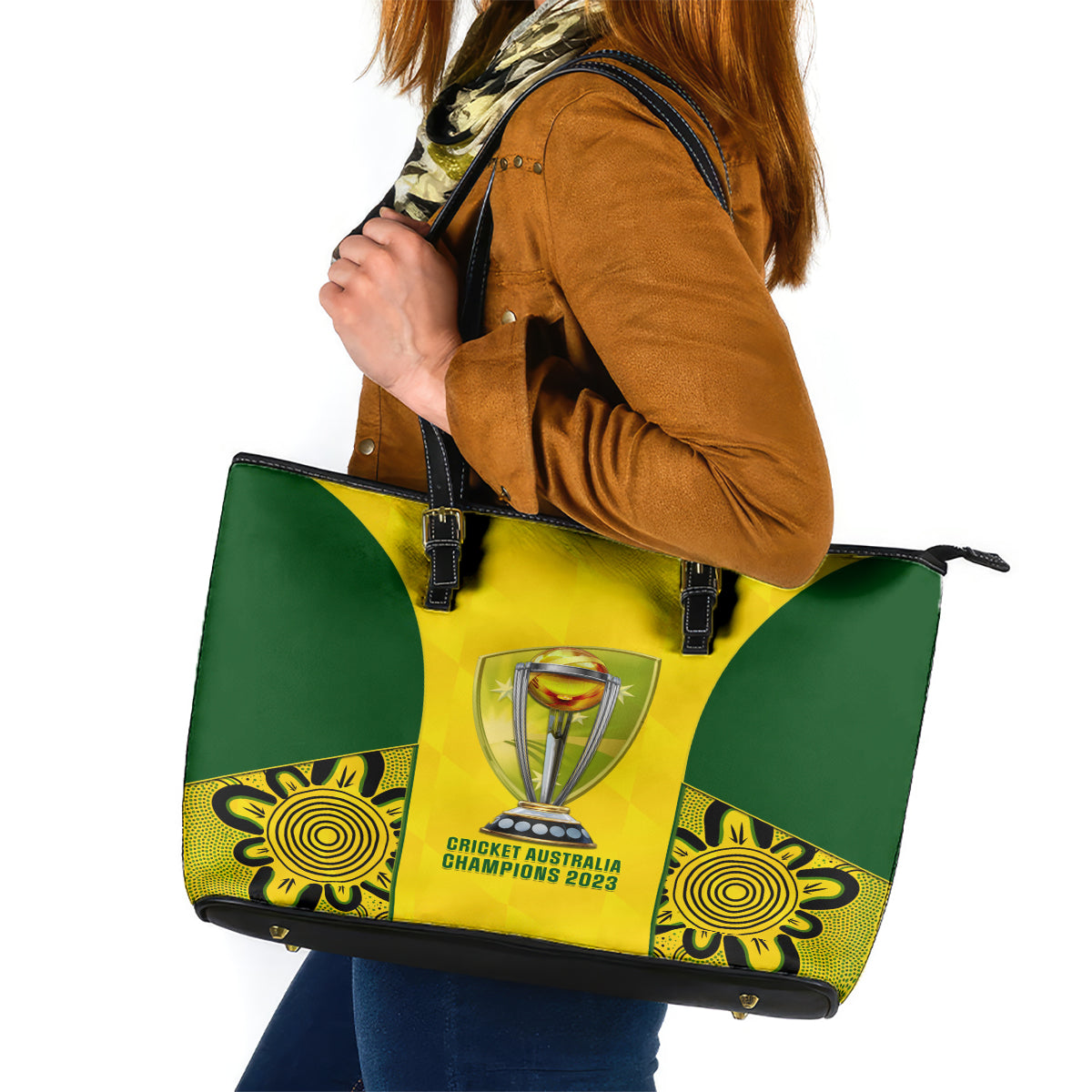 australia-cricket-leather-tote-bag-world-cup-go-champions-2023-indigenous