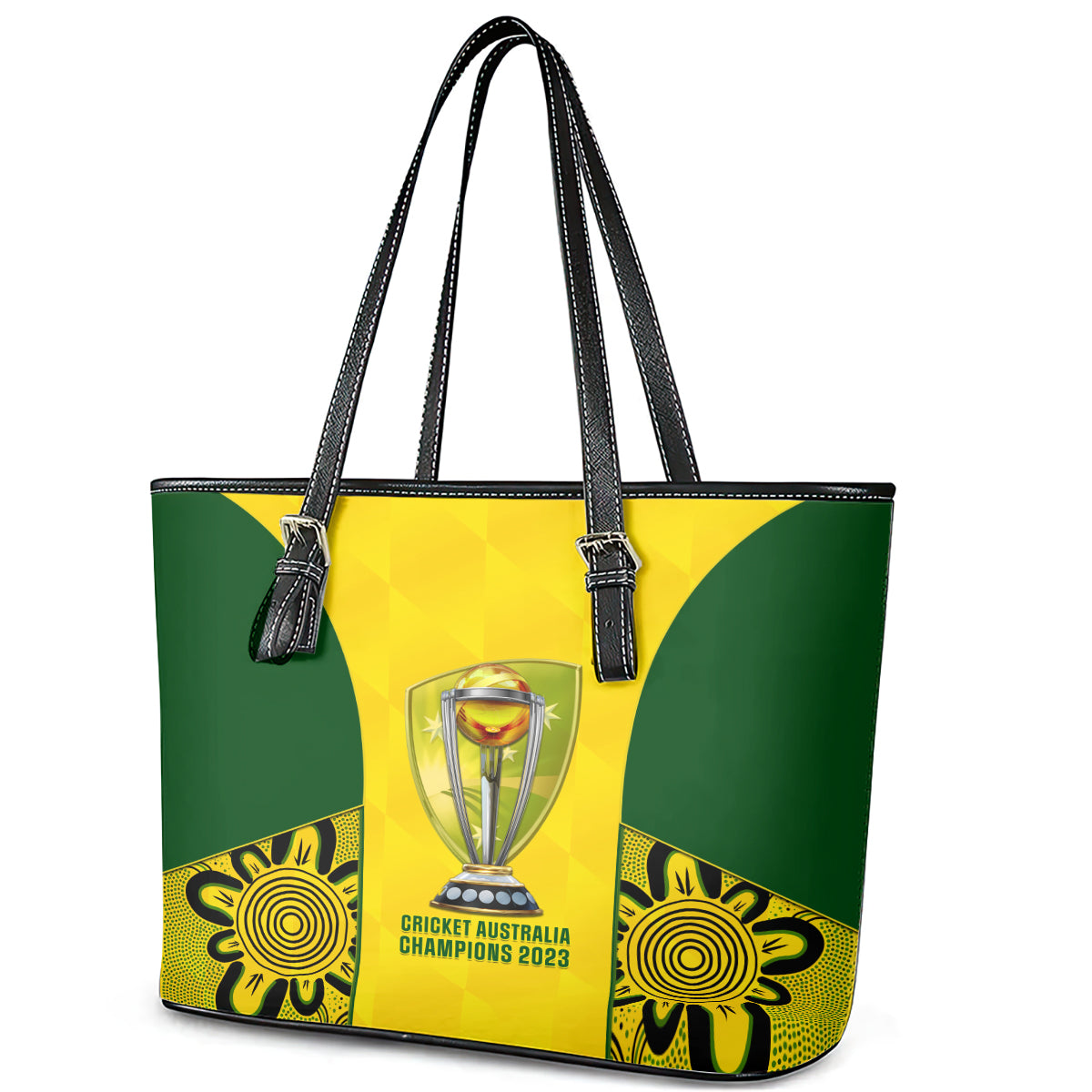 australia-cricket-leather-tote-bag-world-cup-go-champions-2023-indigenous