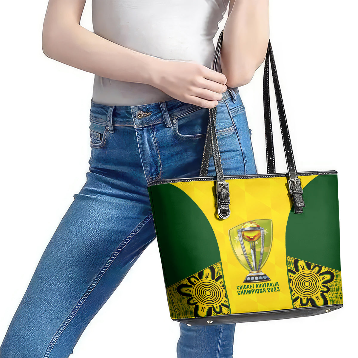 australia-cricket-leather-tote-bag-world-cup-go-champions-2023-indigenous