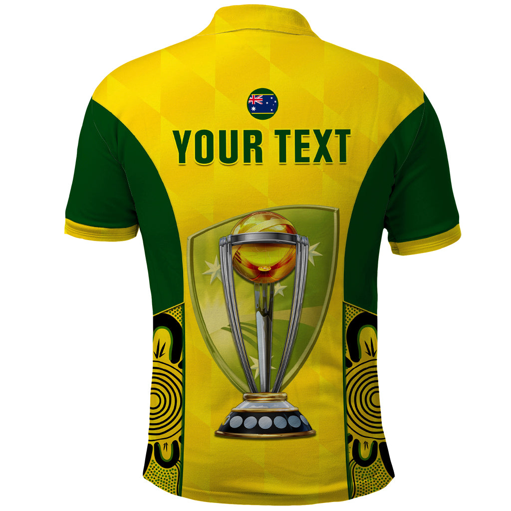 custom-australia-cricket-polo-shirt-world-cup-go-champions-2023-indigenous