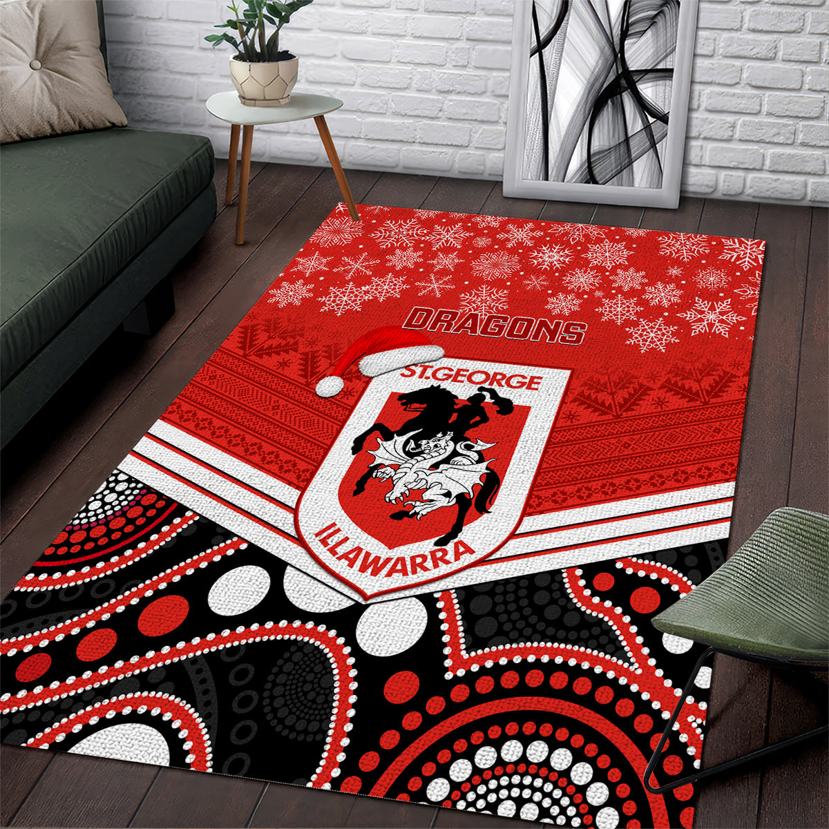 custom-dragons-rugby-christmas-area-rug-merry-xmas-2023-mix-aboriginal-art