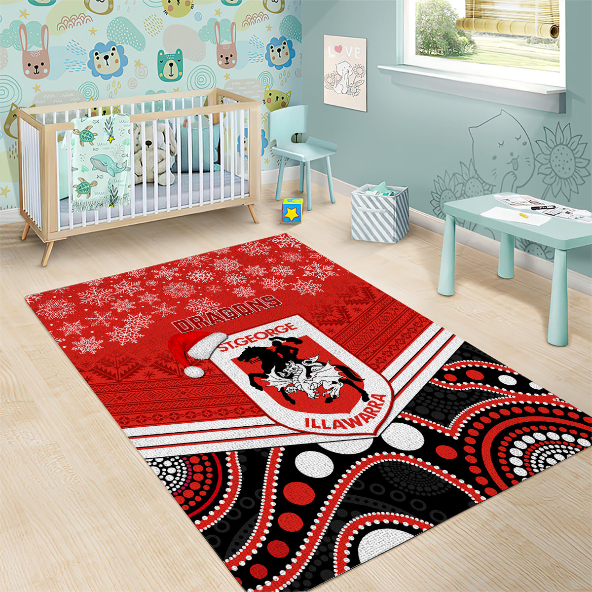 custom-dragons-rugby-christmas-area-rug-merry-xmas-2023-mix-aboriginal-art