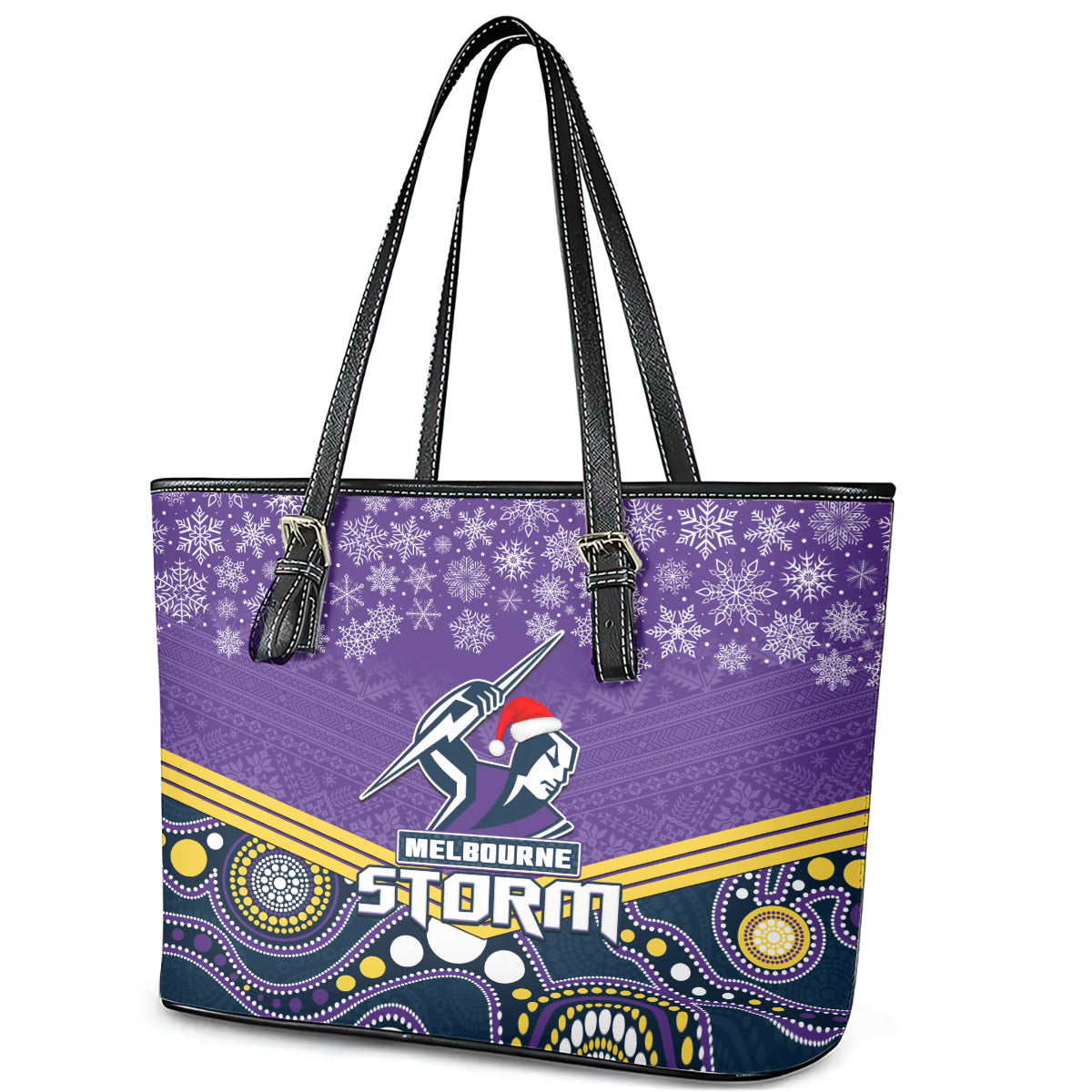 custom-storm-rugby-christmas-leather-tote-bag-merry-xmas-2023-mix-aboriginal-art