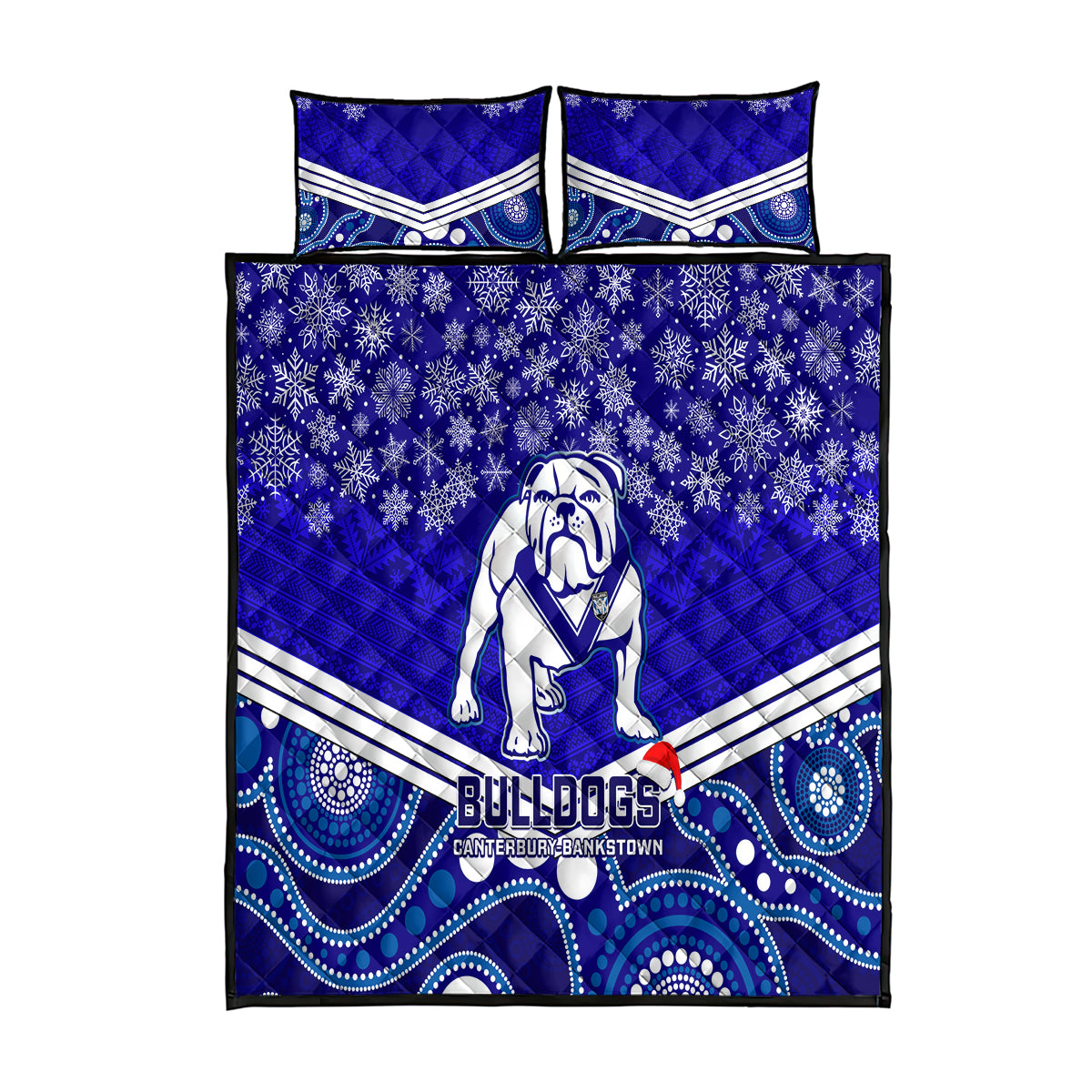 custom-bulldogs-rugby-christmas-quilt-bed-set-merry-xmas-2023-mix-aboriginal-art