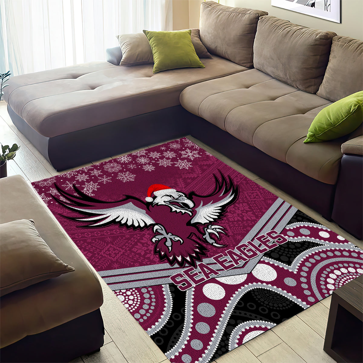 custom-sea-eagles-rugby-christmas-area-rug-merry-xmas-2023-mix-aboriginal-art