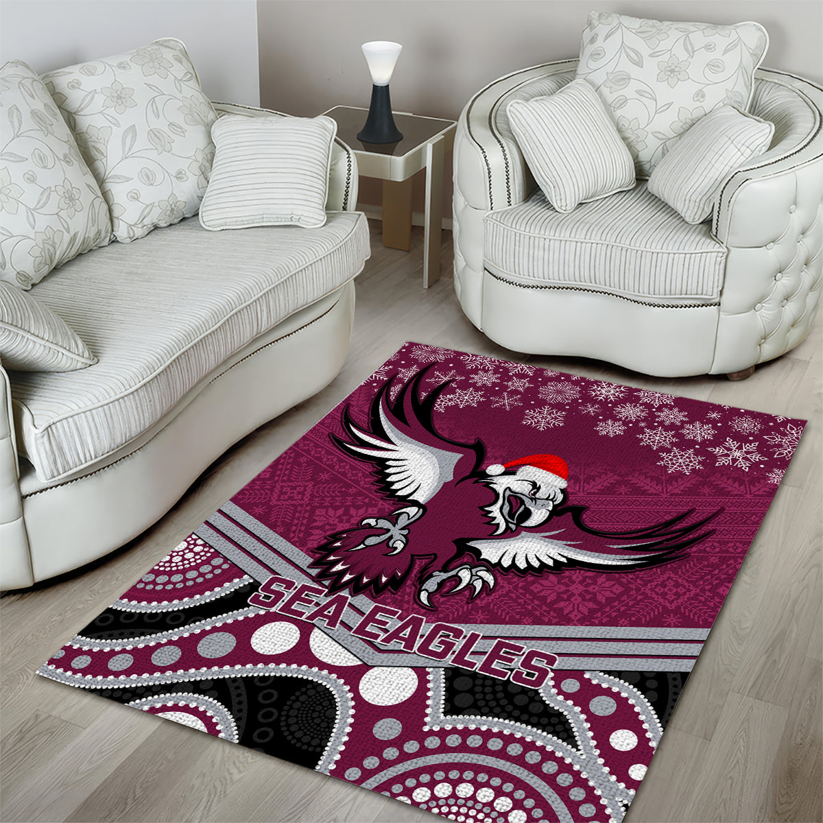 custom-sea-eagles-rugby-christmas-area-rug-merry-xmas-2023-mix-aboriginal-art