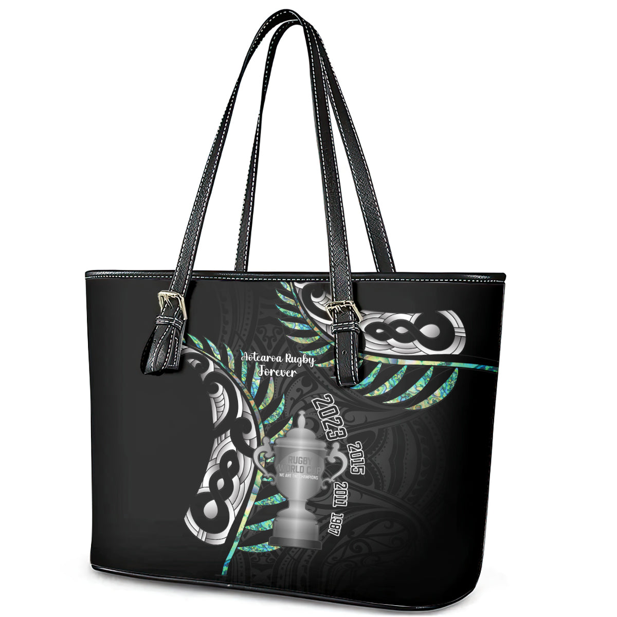 personalised-new-zealand-silver-fern-rugby-leather-tote-bag-paua-shell-with-champions-trophy-history-nz-forever