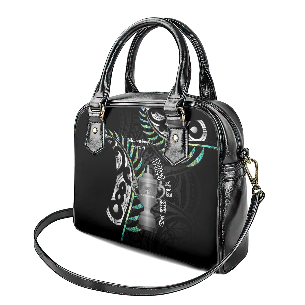 personalised-new-zealand-silver-fern-rugby-shoulder-handbag-paua-shell-with-champions-trophy-history-nz-forever