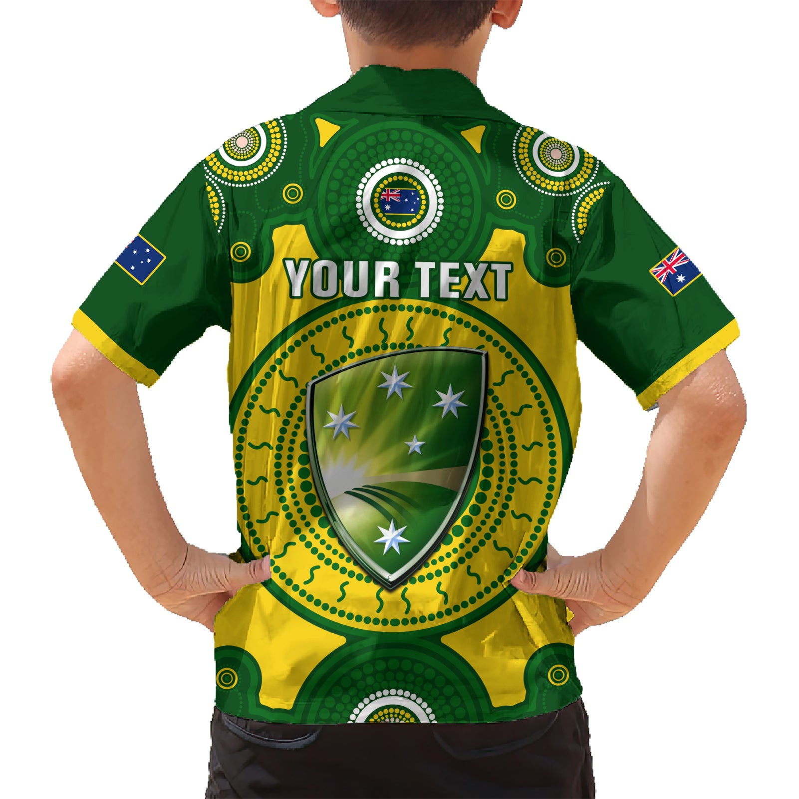 personalised-australia-cricket-kid-hawaiian-shirt-2023-world-cup-6th-champions-trophy-national-color