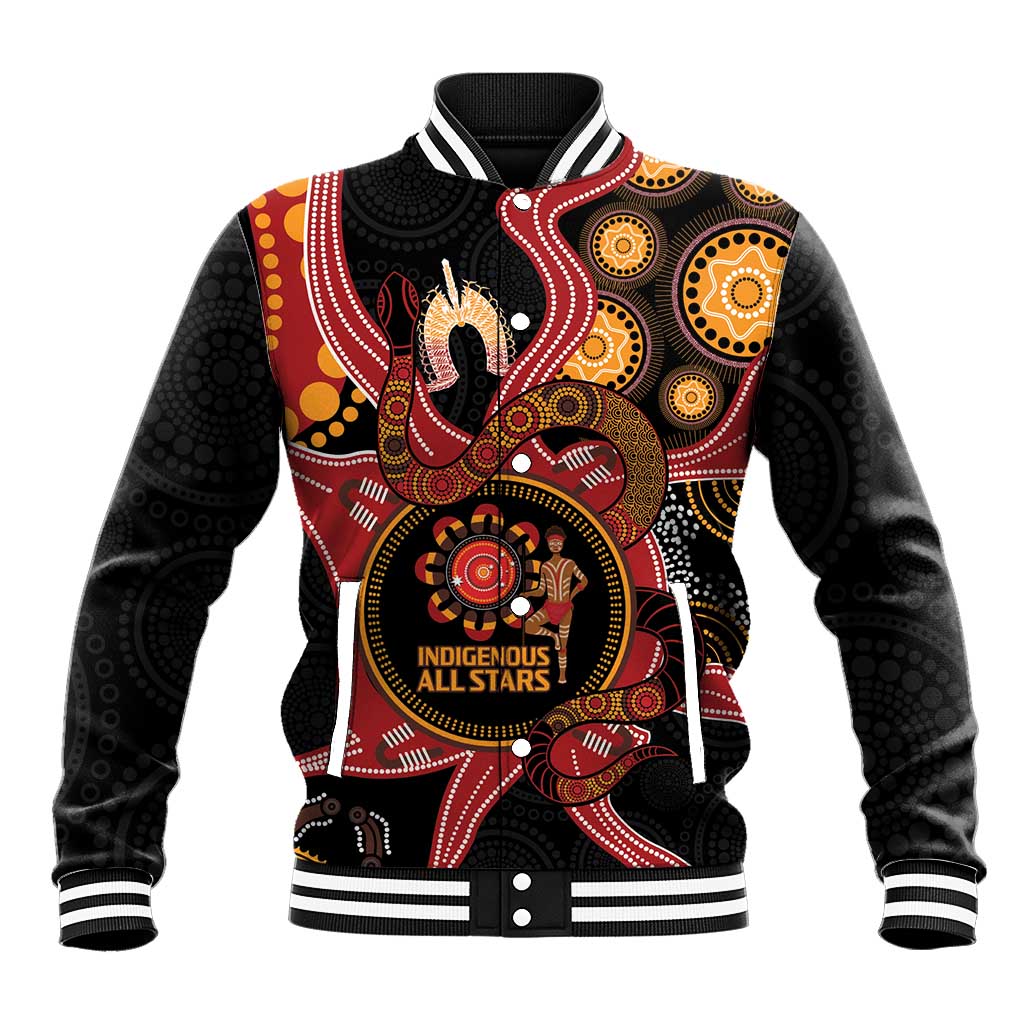 Custom Australia Indigenous Rugby Baseball Jacket 2024 Aboriginal All Stars