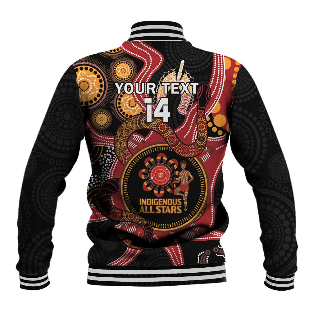 Custom Australia Indigenous Rugby Baseball Jacket 2024 Aboriginal All Stars