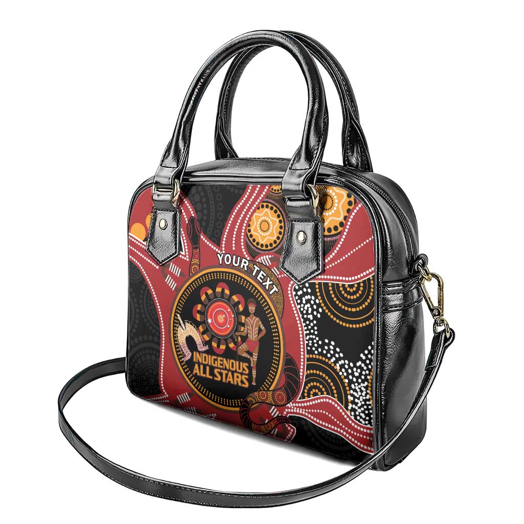 Custom Australia Indigenous Rugby Shoulder Handbag 2024 Aboriginal All Stars