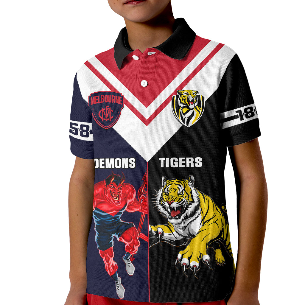 custom-demons-and-tigers-football-kid-polo-shirt-2023-together-sporty-version