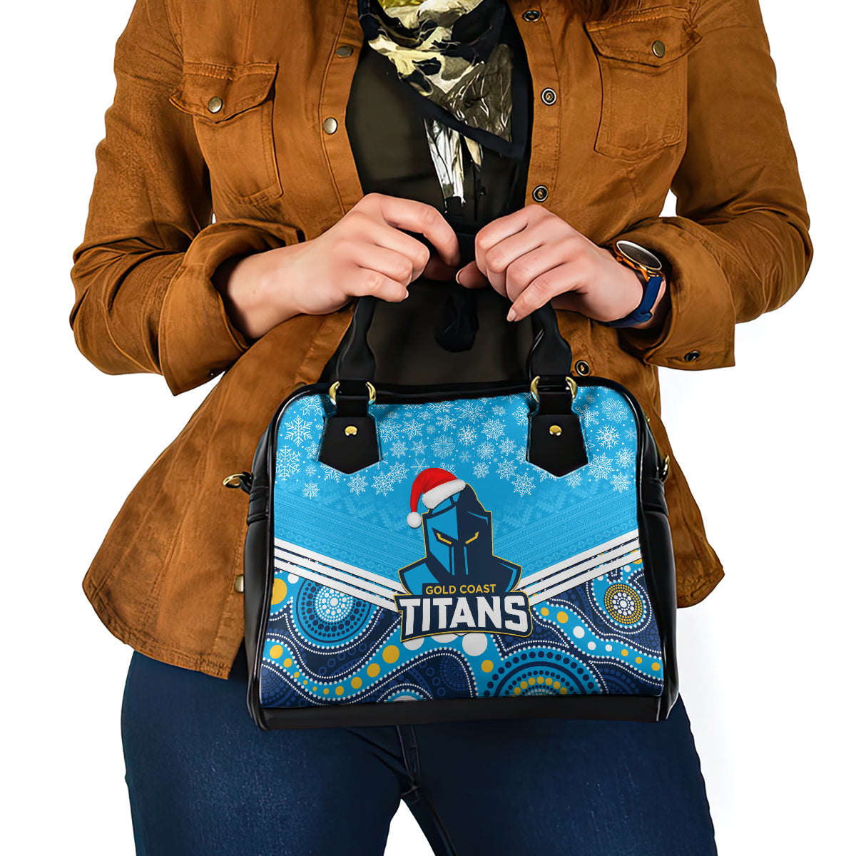 custom-titans-rugby-christmas-shoulder-handbag-merry-xmas-2023-mix-aboriginal-art