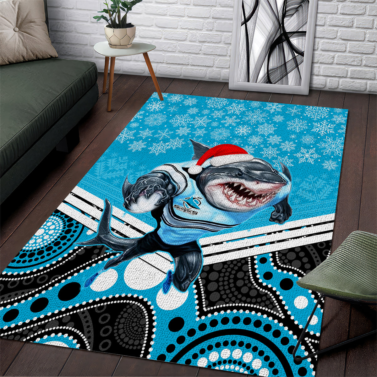 custom-sharks-rugby-christmas-area-rug-merry-xmas-2023-mix-aboriginal-art