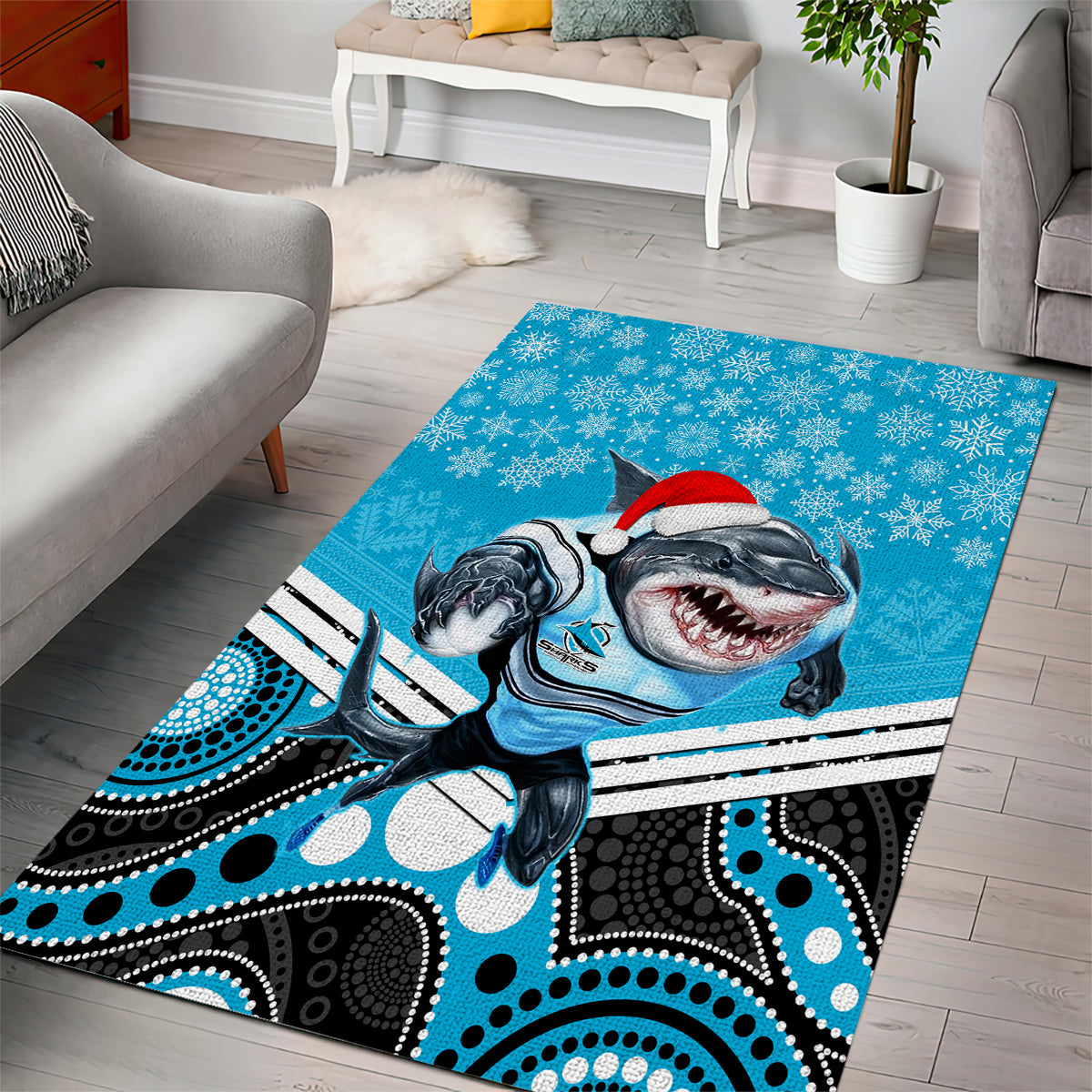 custom-sharks-rugby-christmas-area-rug-merry-xmas-2023-mix-aboriginal-art