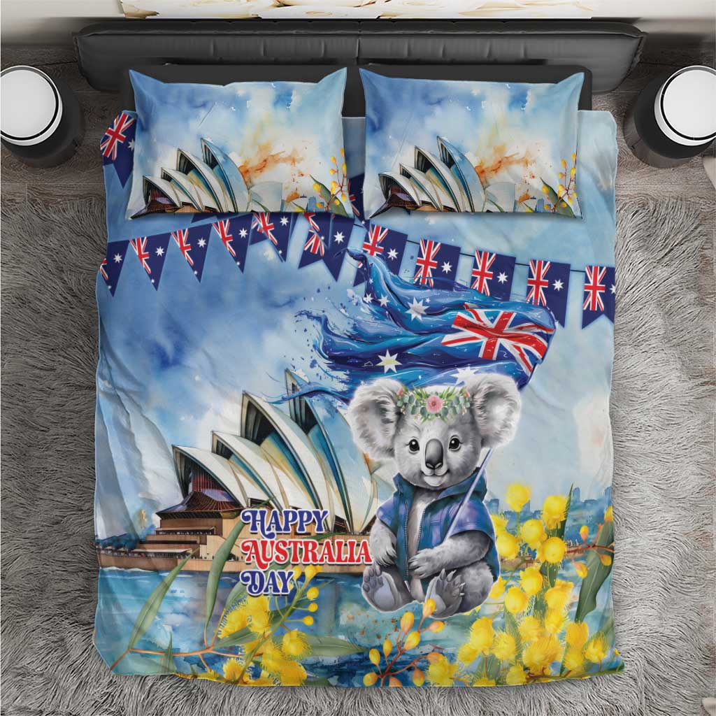 Koala Australia Day Bedding Set Proud Aussie Sydney Opera House