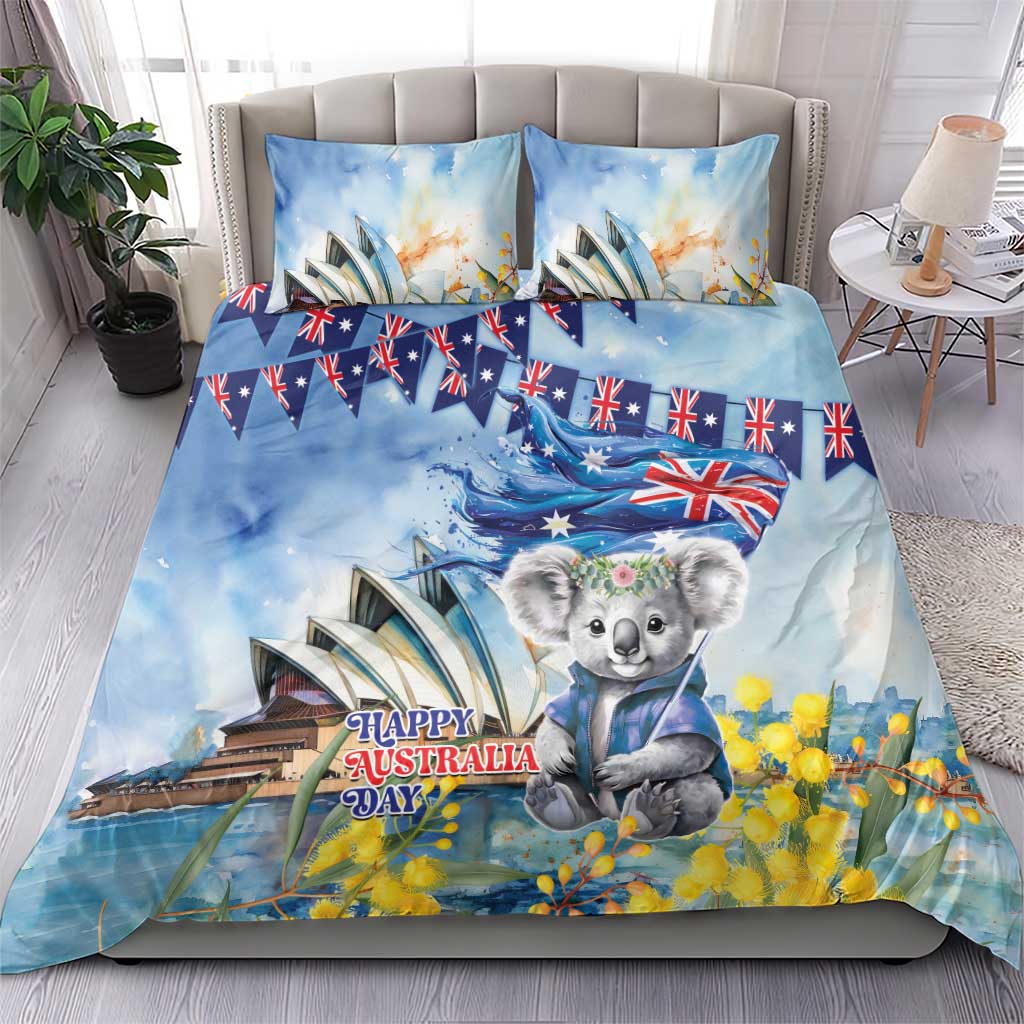 Koala Australia Day Bedding Set Proud Aussie Sydney Opera House