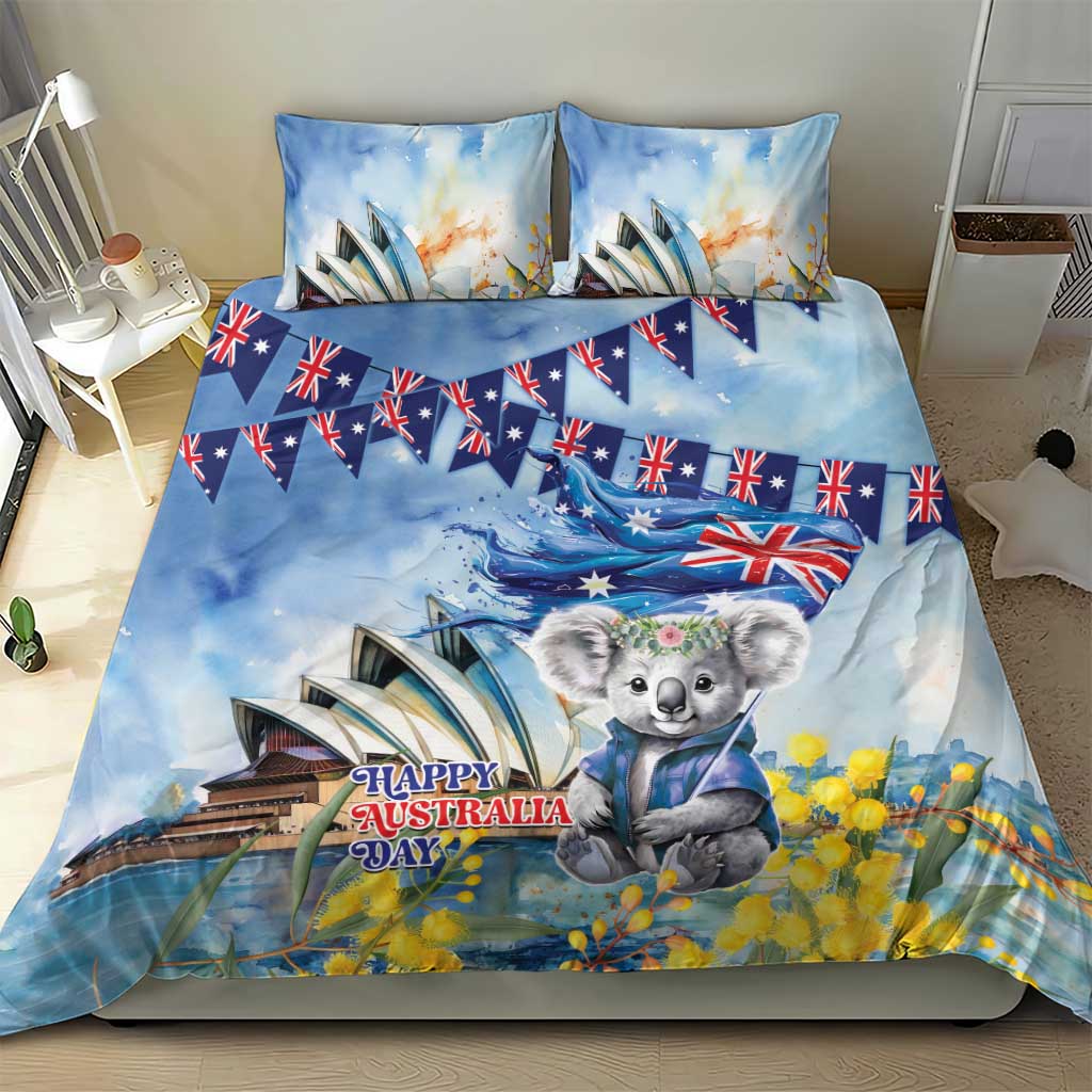 Koala Australia Day Bedding Set Proud Aussie Sydney Opera House