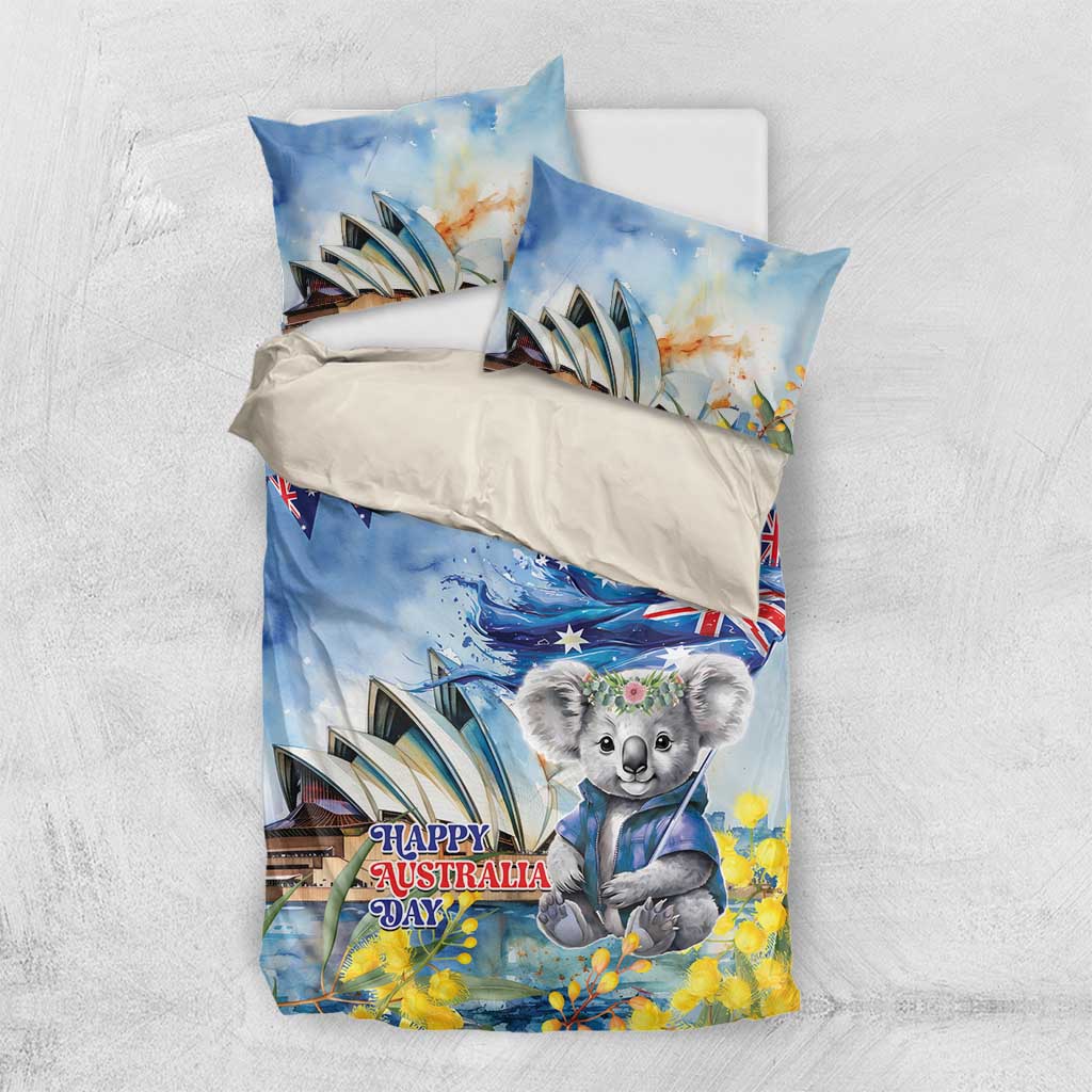 Koala Australia Day Bedding Set Proud Aussie Sydney Opera House