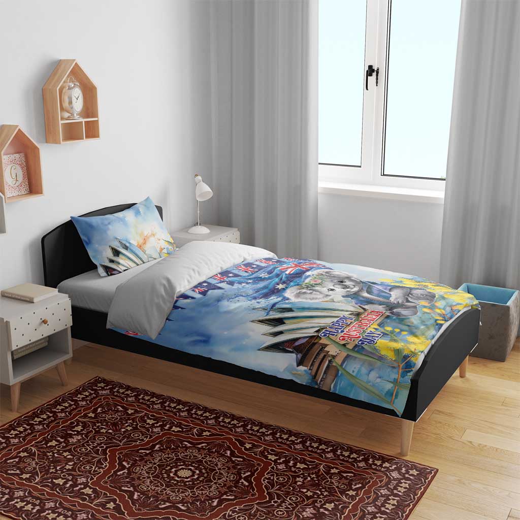 Koala Australia Day Bedding Set Proud Aussie Sydney Opera House