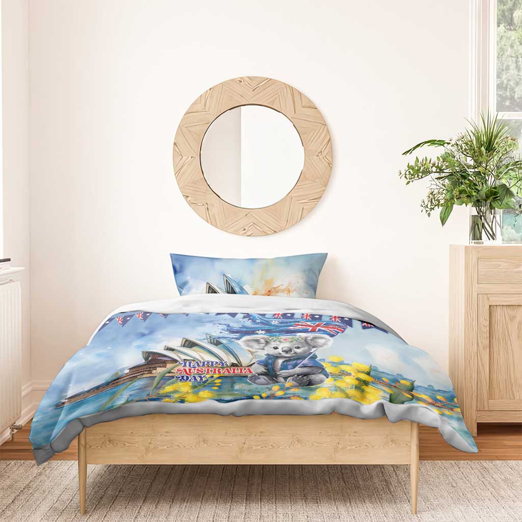 Koala Australia Day Bedding Set Proud Aussie Sydney Opera House