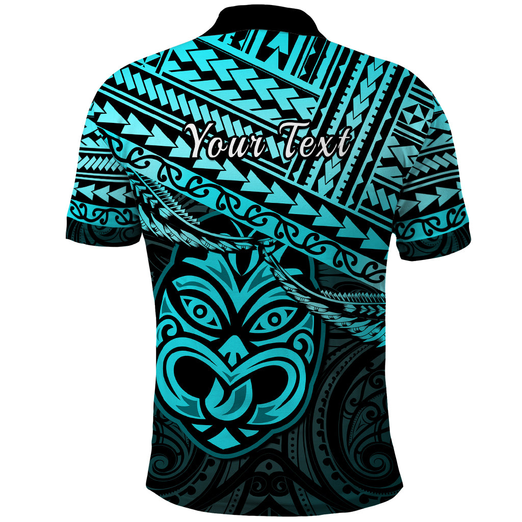 Personalised Matariki New Zealand Polo Shirt Maori New Year Tiki Turquoise Version LT14