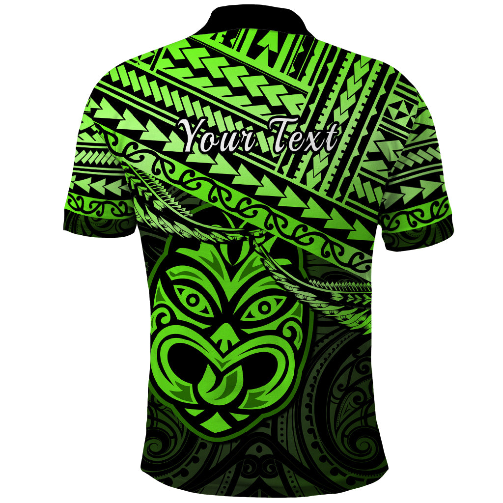 Personalised Matariki New Zealand Polo Shirt Maori New Year Tiki Green Version LT14