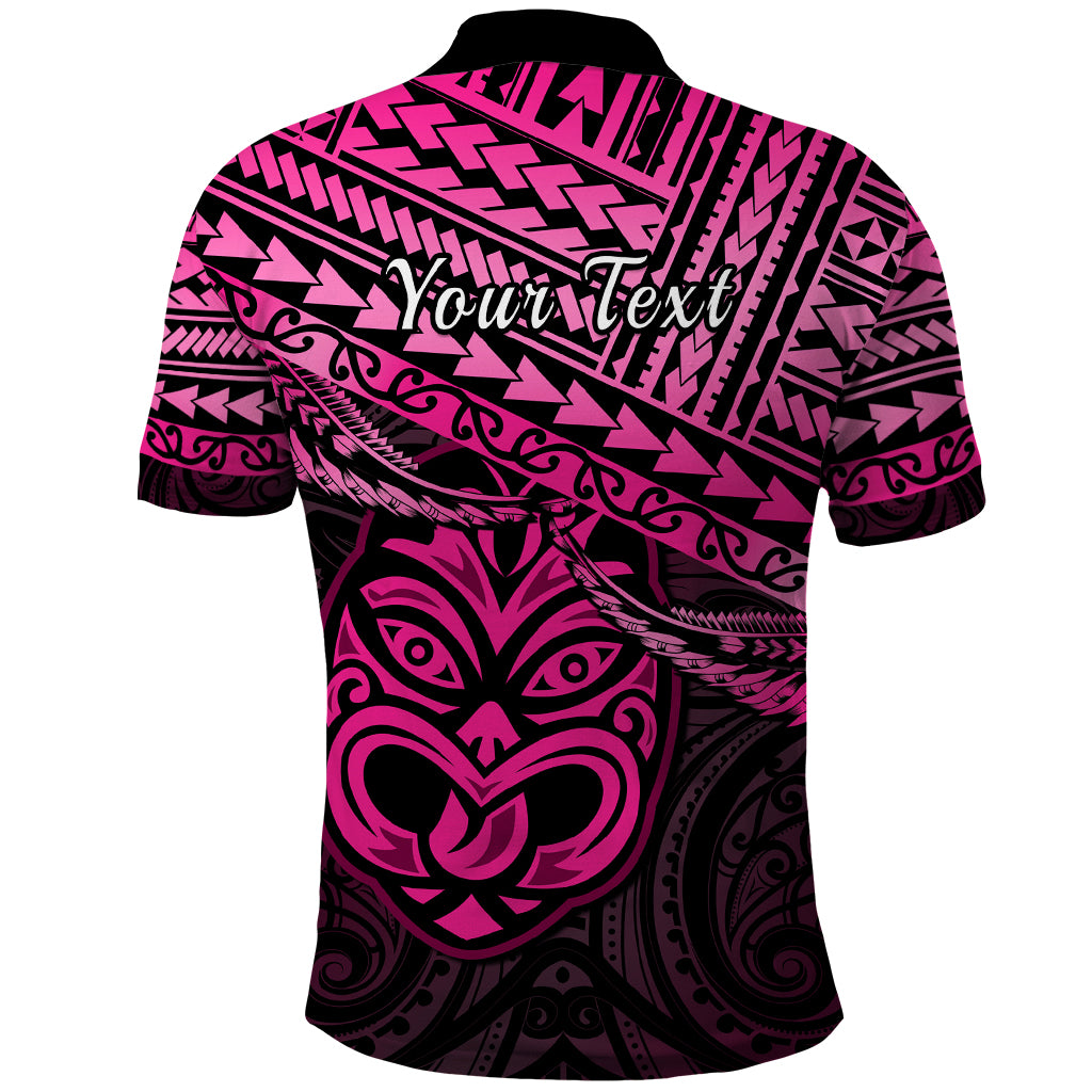 Personalised Matariki New Zealand Polo Shirt Maori New Year Tiki Pink Version LT14