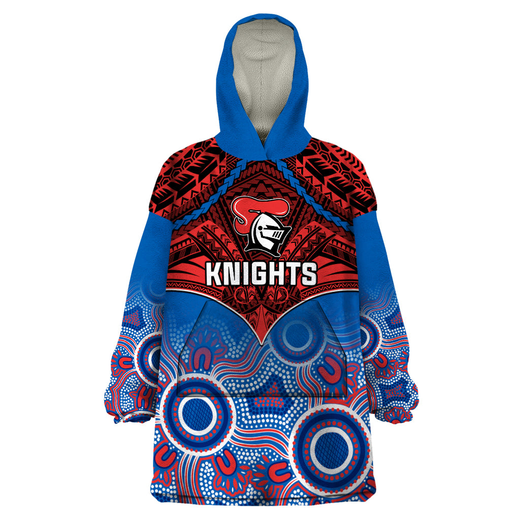 knights-rugby-wearable-blanket-hoodie-aboriginal-mix-polynesian-pattern