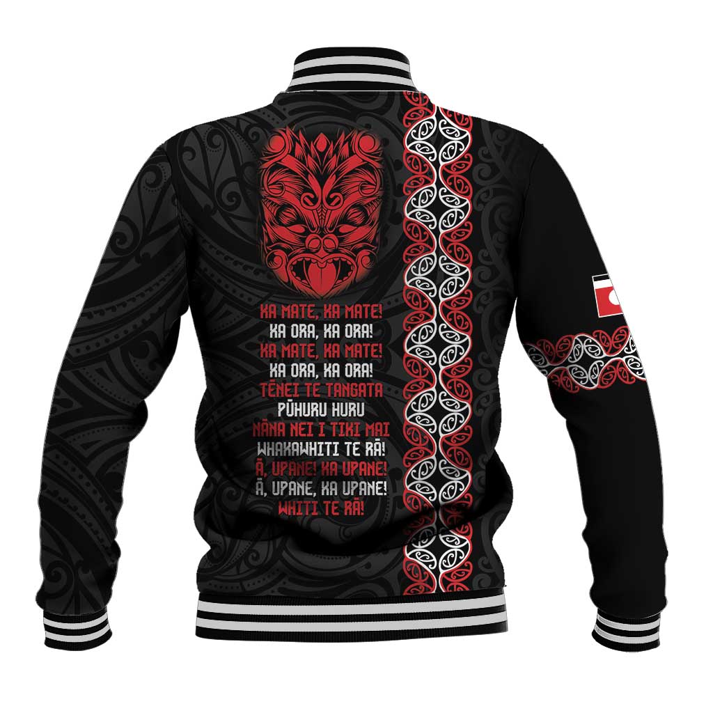 Aotearoa Toitu Te Tiriti Baseball Jacket Honour The Treaty Maori Haka