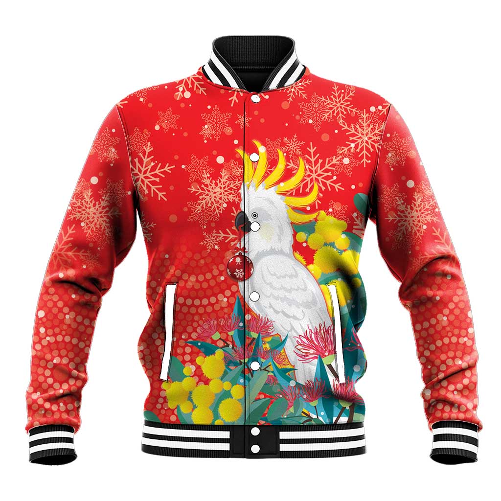 Sulphur-crested Cockatoo Christmas Baseball Jacket Australia Gumtree With Golden Wattle