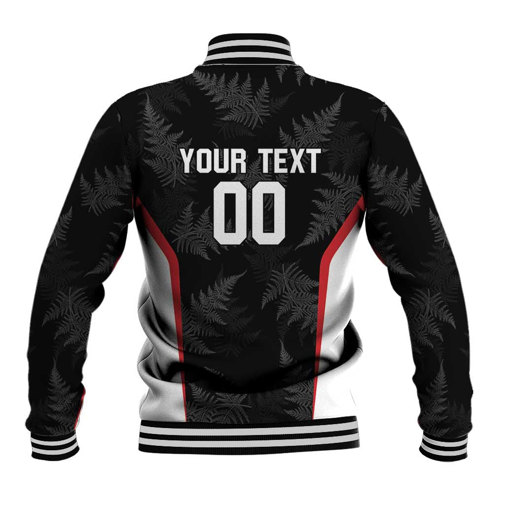 Custom New Zealand Silver Fern Softball Baseball Jacket Go Aotearoa