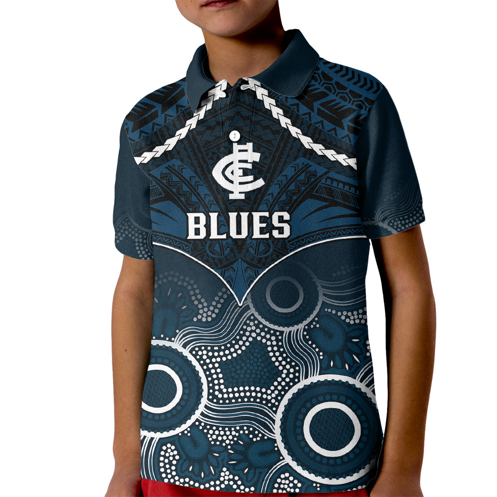 carlton-football-kid-polo-shirt-blues-aboriginal-mix-polynesian-pattern