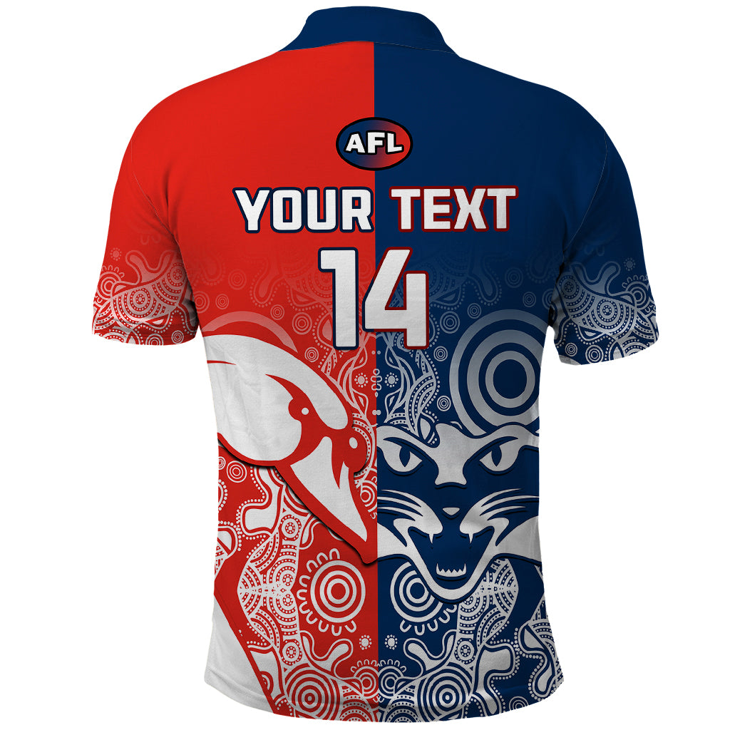 personalised-swans-and-cats-football-polo-shirt-sydney-mix-geelong-indigenous