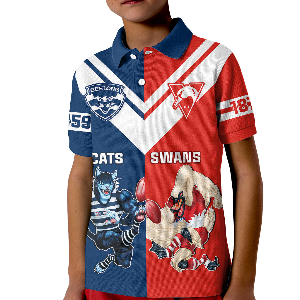 personalised-swans-and-cats-football-kid-polo-shirt-sydney-mix-geelong-sporty-version