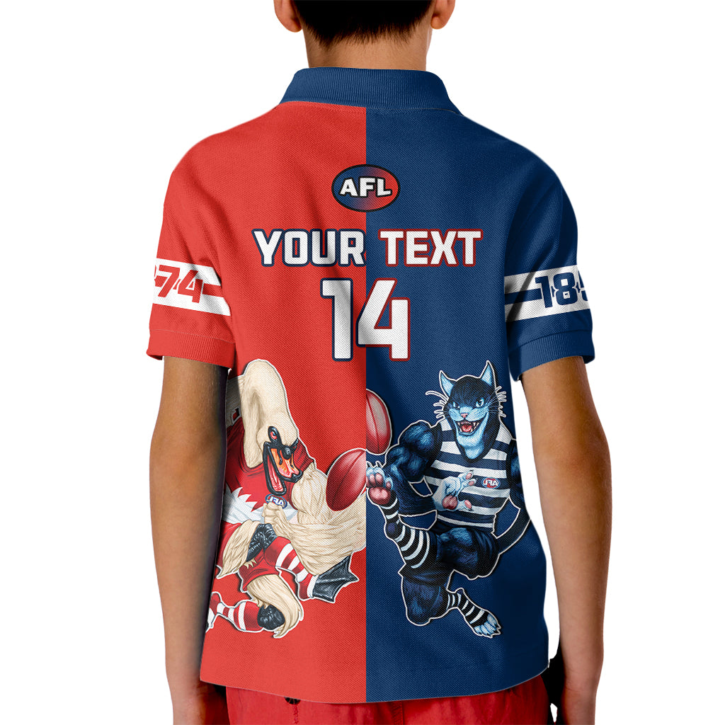 personalised-swans-and-cats-football-kid-polo-shirt-sydney-mix-geelong-sporty-version