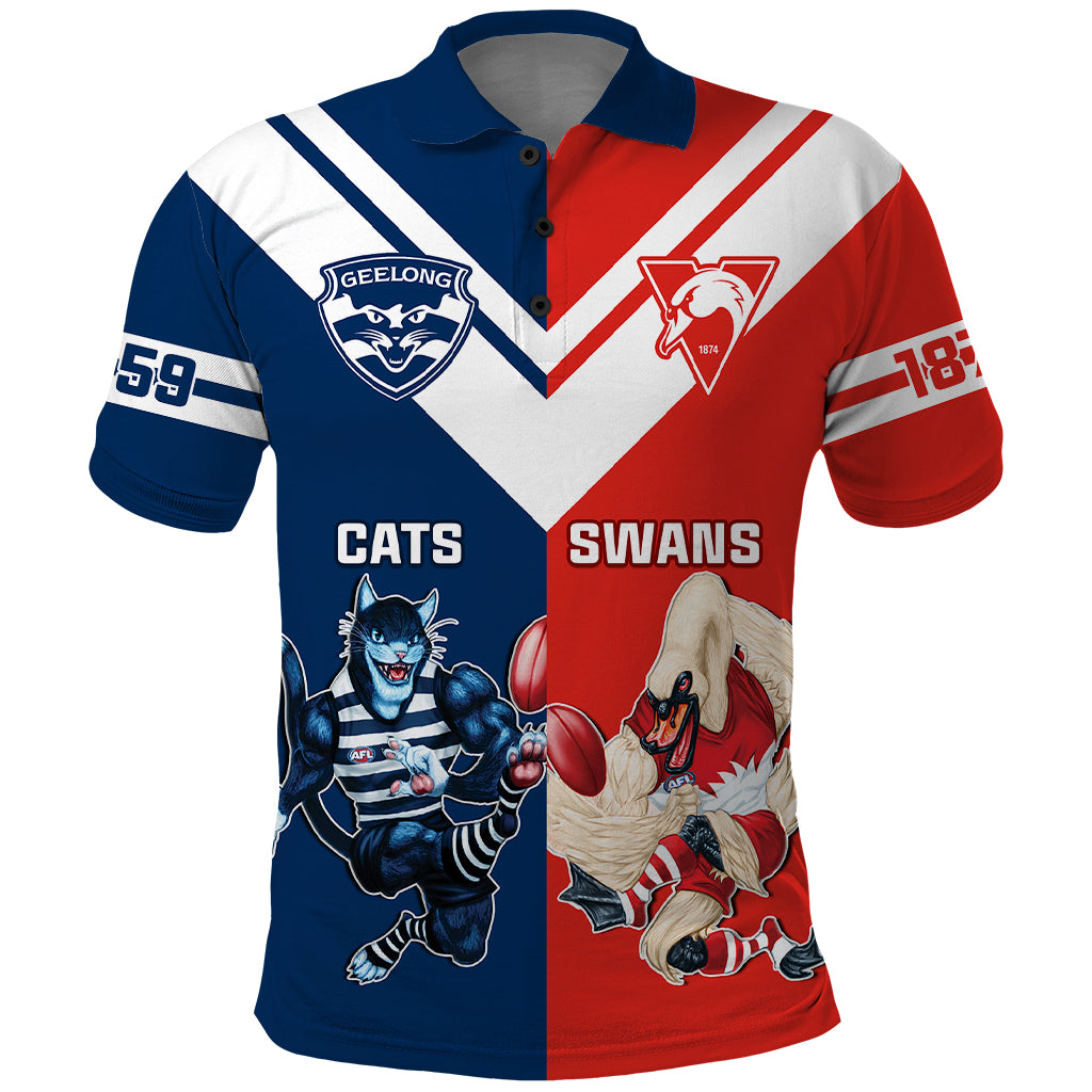 personalised-swans-and-cats-football-polo-shirt-sydney-mix-geelong-sporty-version