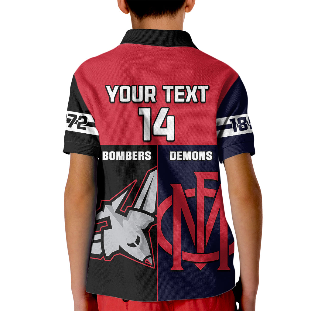 personalised-melbourne-and-essendon-football-kid-polo-shirt-demons-mix-bombers-sporty-version