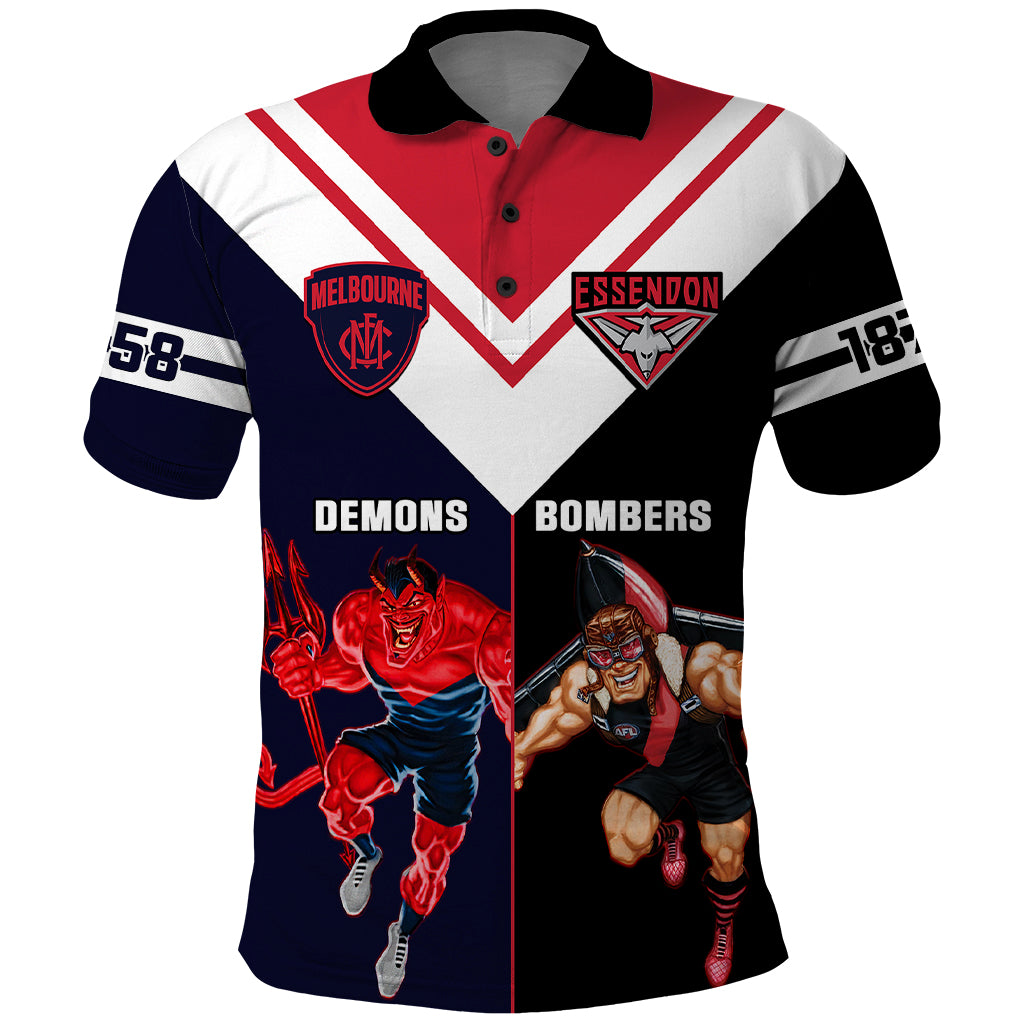 personalised-melbourne-and-essendon-football-polo-shirt-demons-mix-bombers-sporty-version