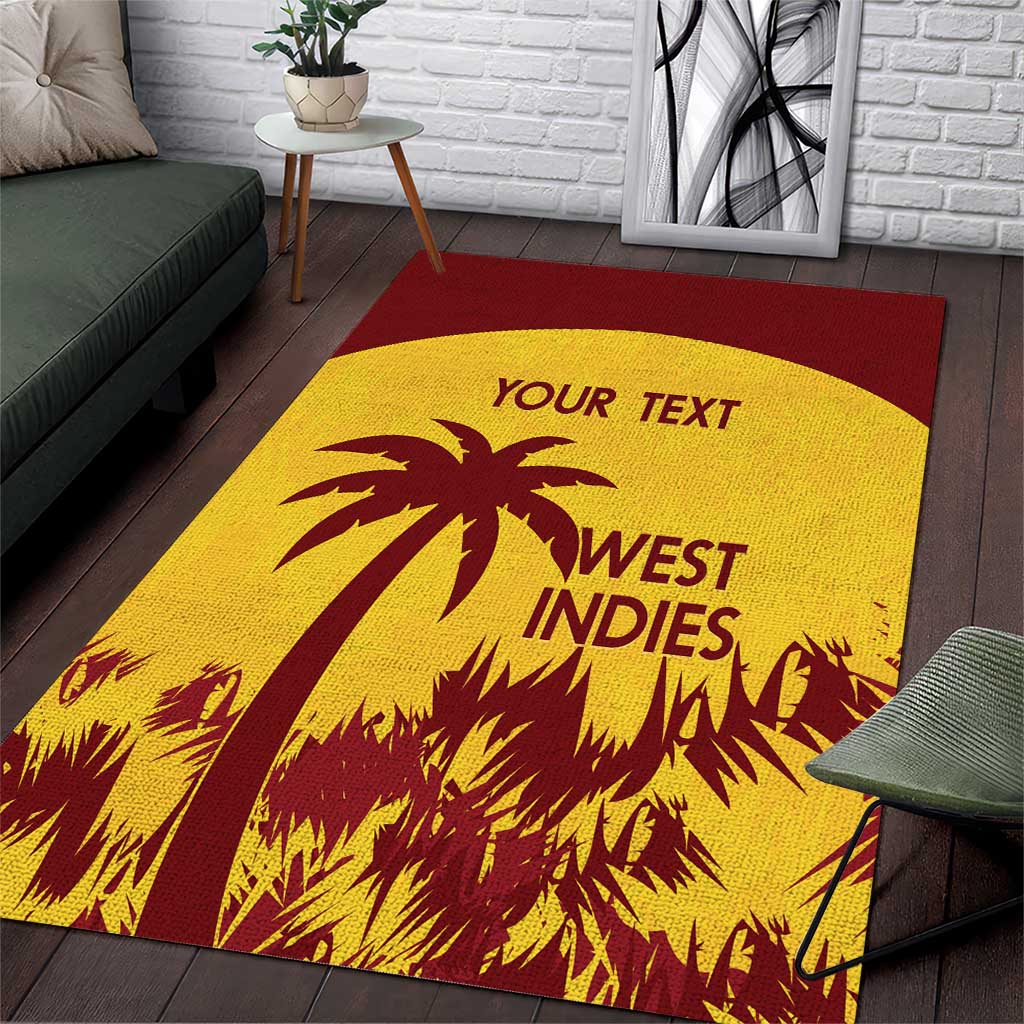 Custom West Indies Cricket Area Rug Windies Newest Version