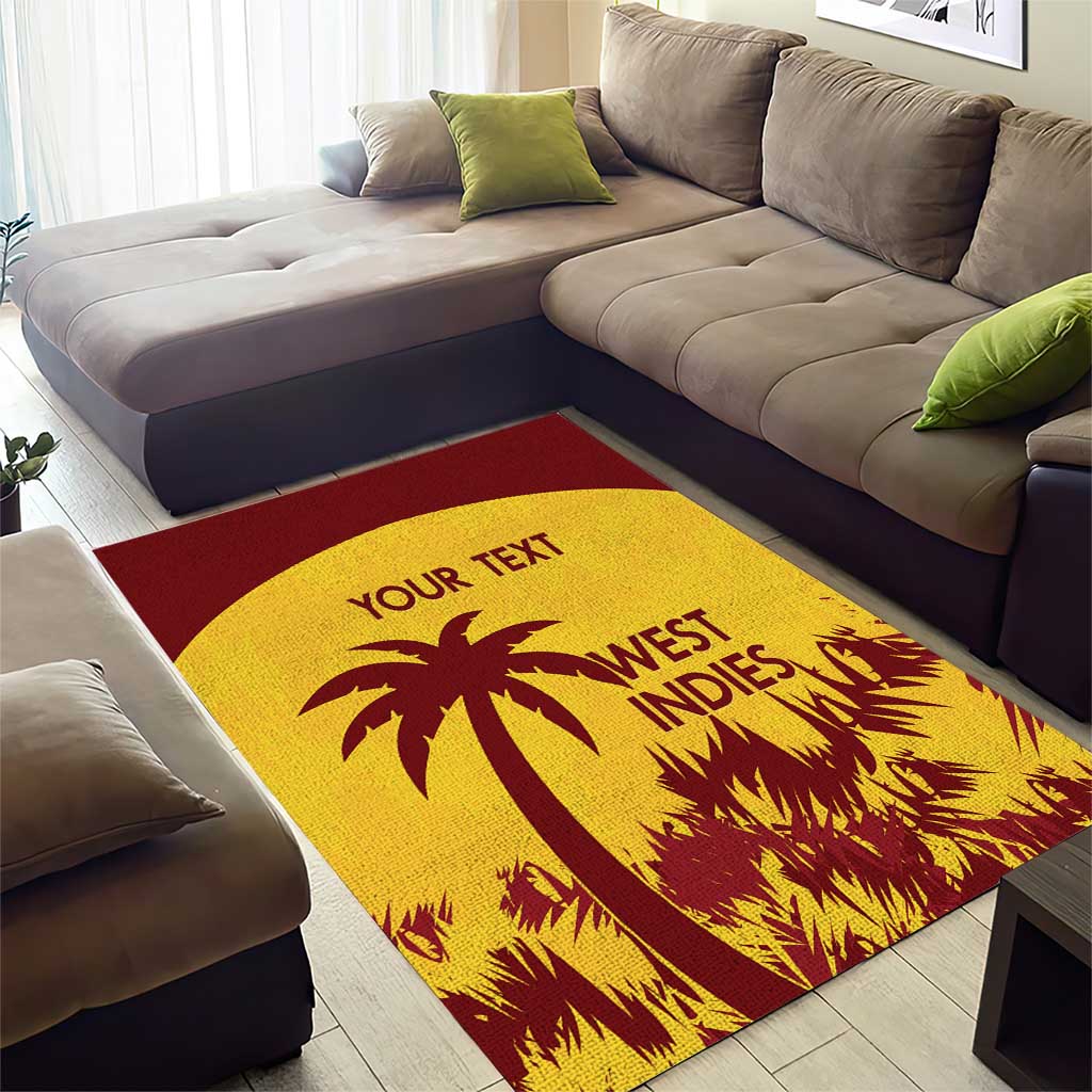 Custom West Indies Cricket Area Rug Windies Newest Version