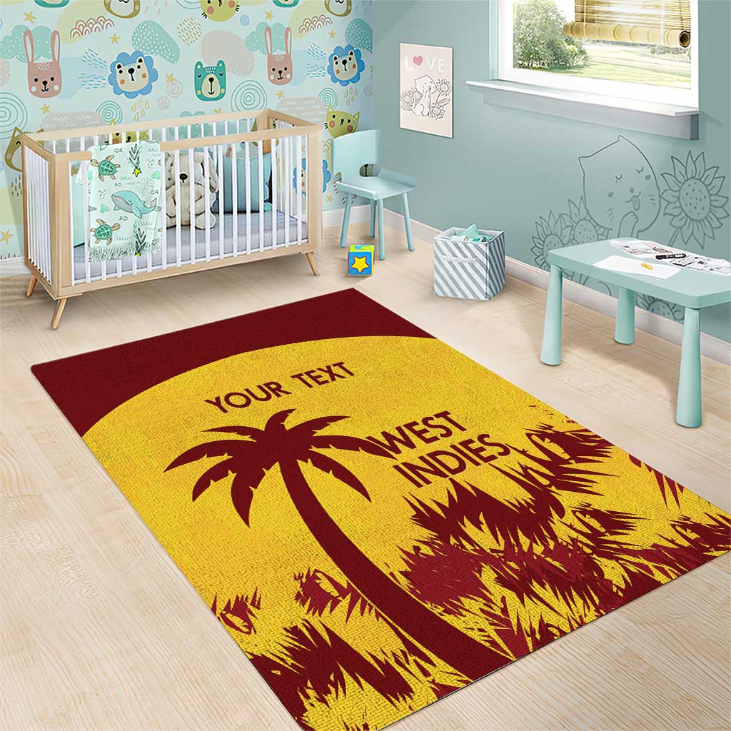 Custom West Indies Cricket Area Rug Windies Newest Version