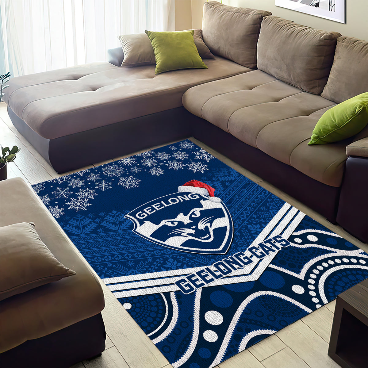 custom-geelong-football-christmas-area-rug-merry-xmas-2023-mix-aboriginal-art