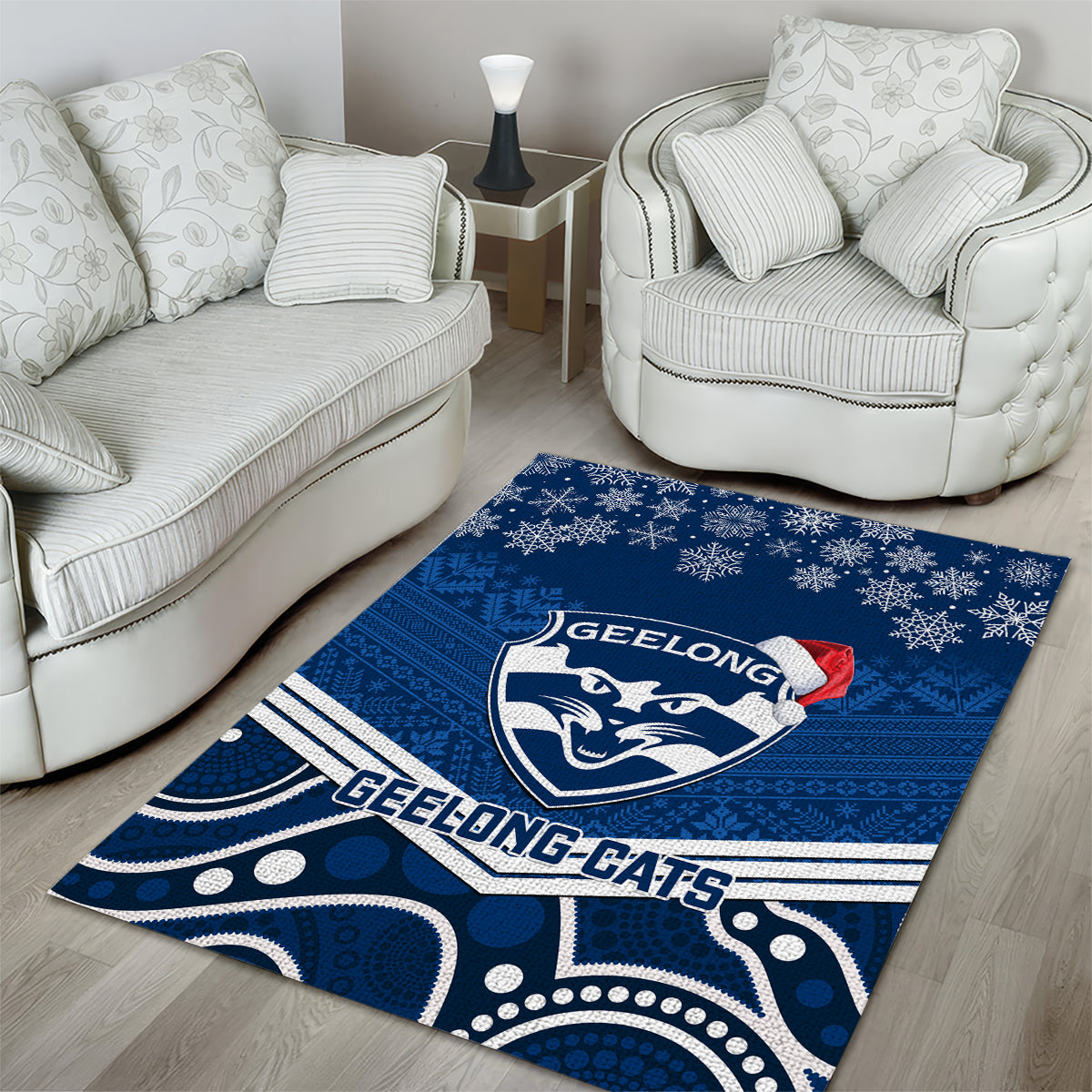 custom-geelong-football-christmas-area-rug-merry-xmas-2023-mix-aboriginal-art