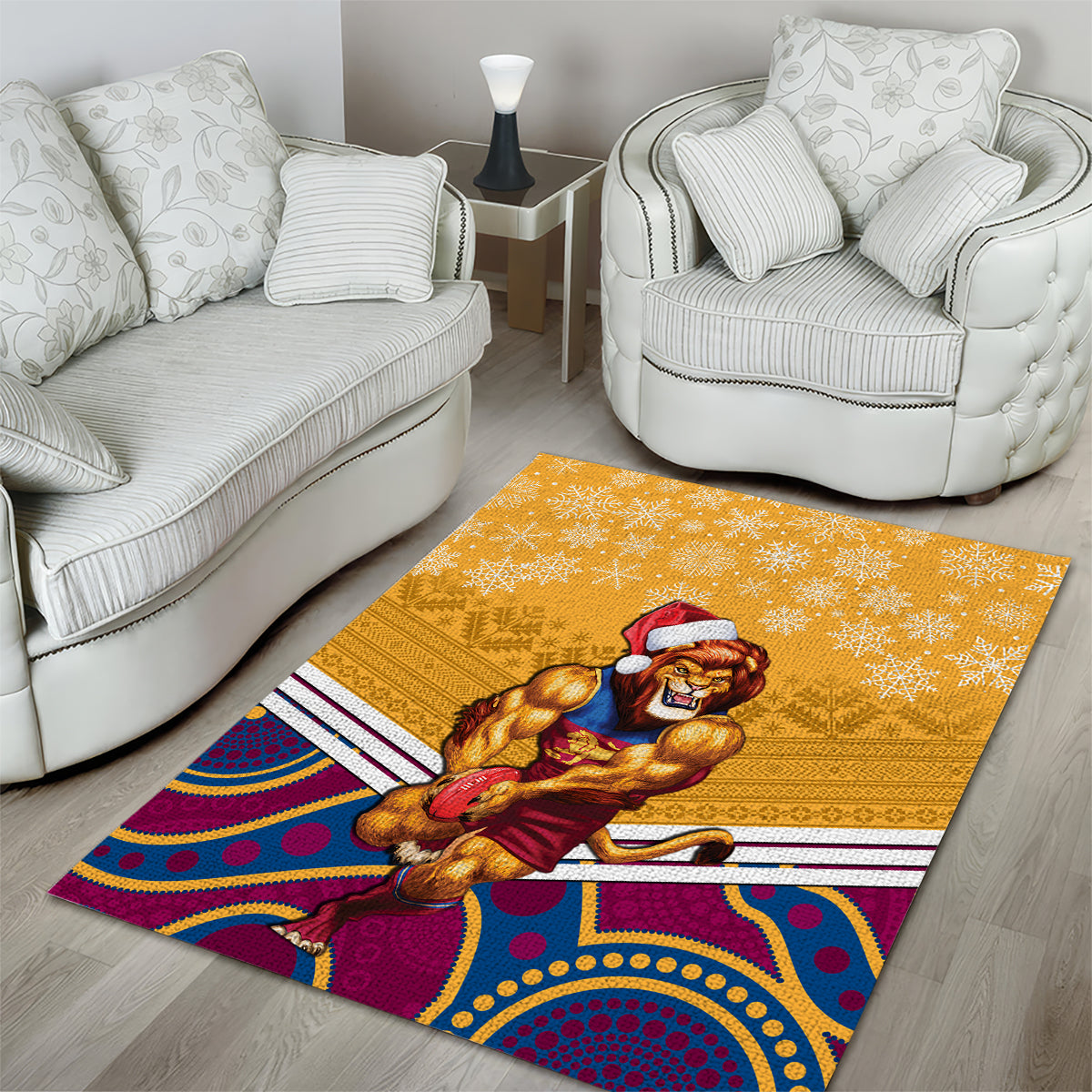 custom-brisbane-lions-football-christmas-area-rug-merry-xmas-2023-mix-aboriginal-art